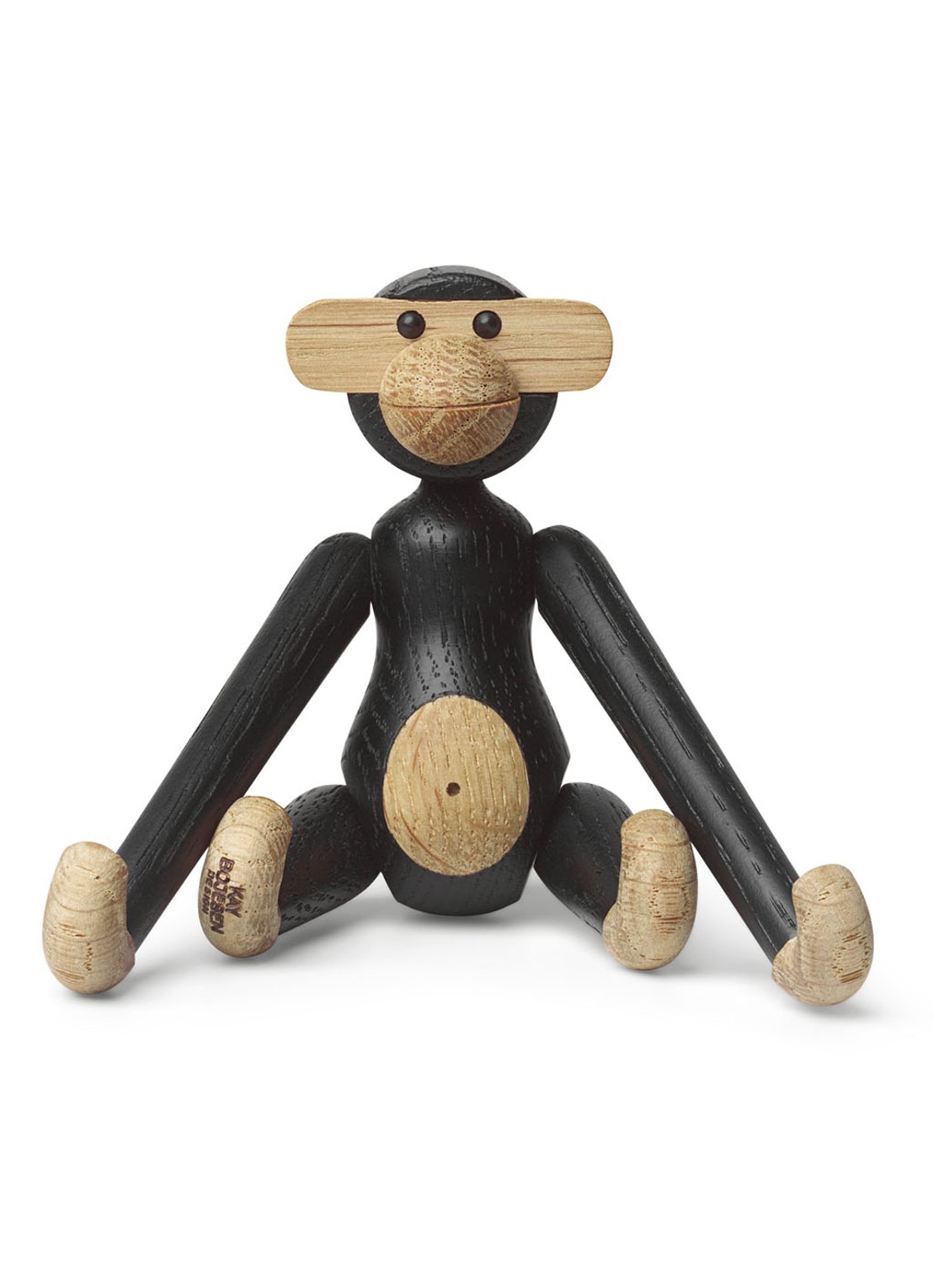 Kay Bojesen Monkey Mini ornament 9,5 cm - detail 3 donkerbruin