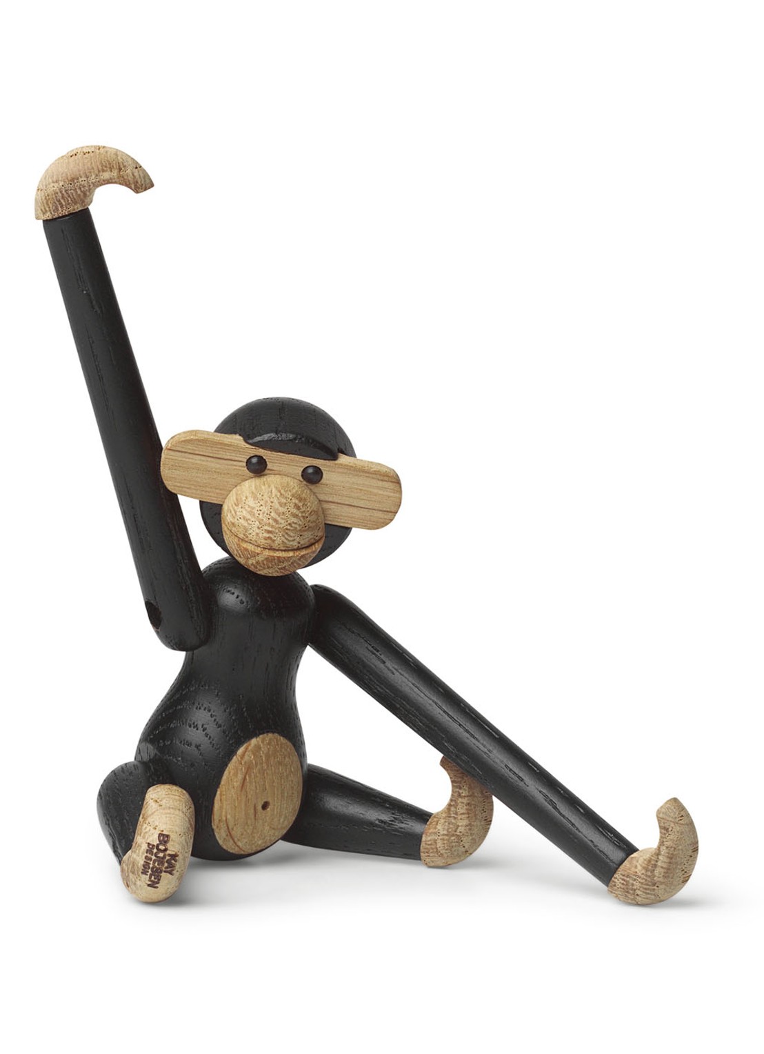 Kay Bojesen Monkey Mini ornament 9,5 cm - voorkant donkerbruin