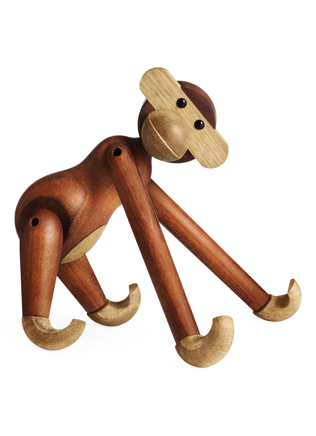 Kay Bojesen Monkey small ornament 20 cm  - detail bruin