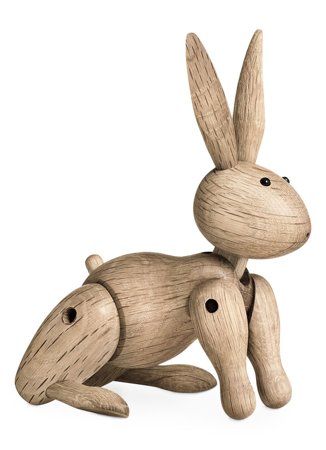 Kay Bojesen Rabbit ornament 16 cm - voorkant 3 lichtbruin
