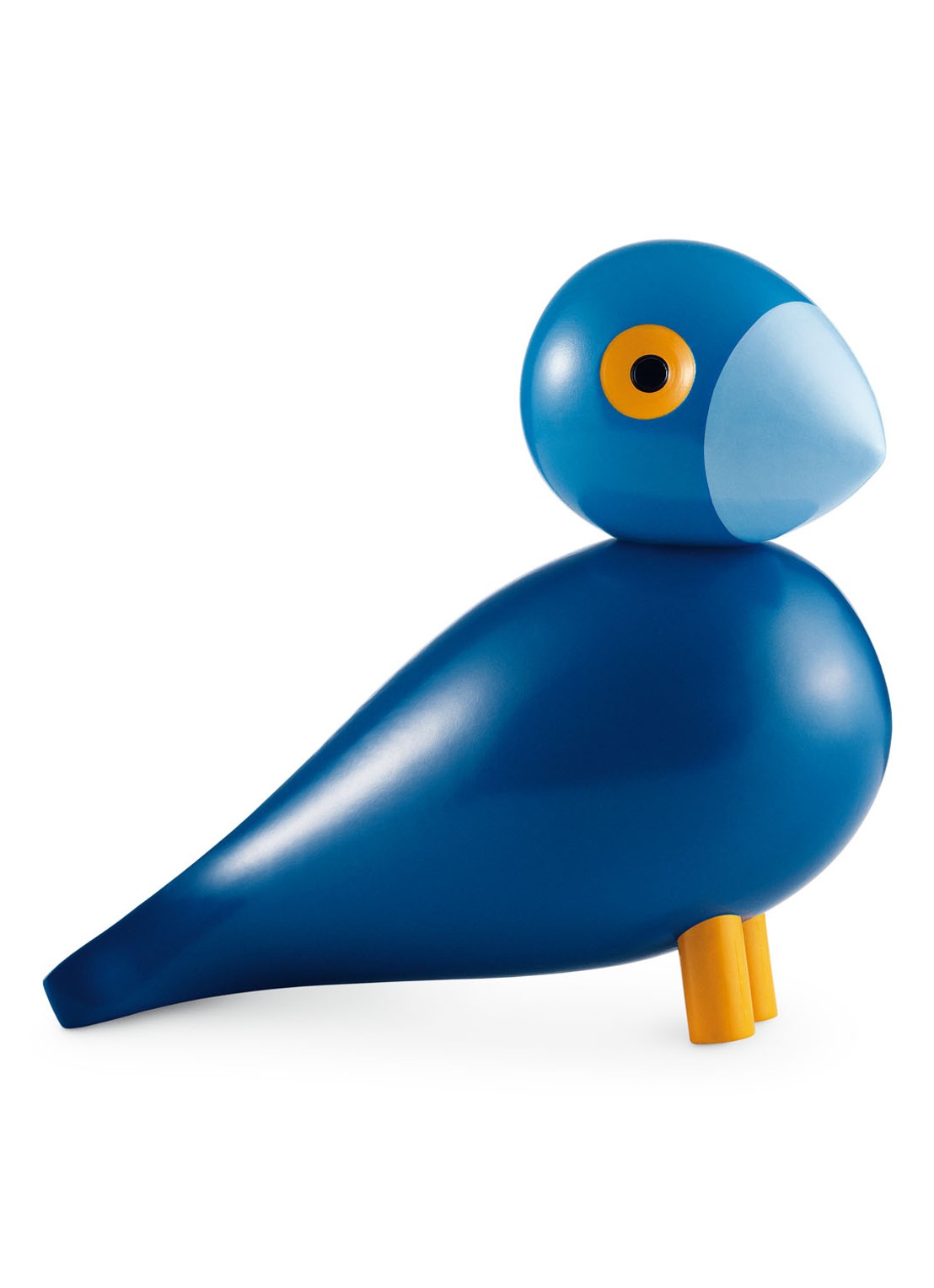 Kay Bojesen Song bird ornament 15 cm - voorkant 3 donkerblauw