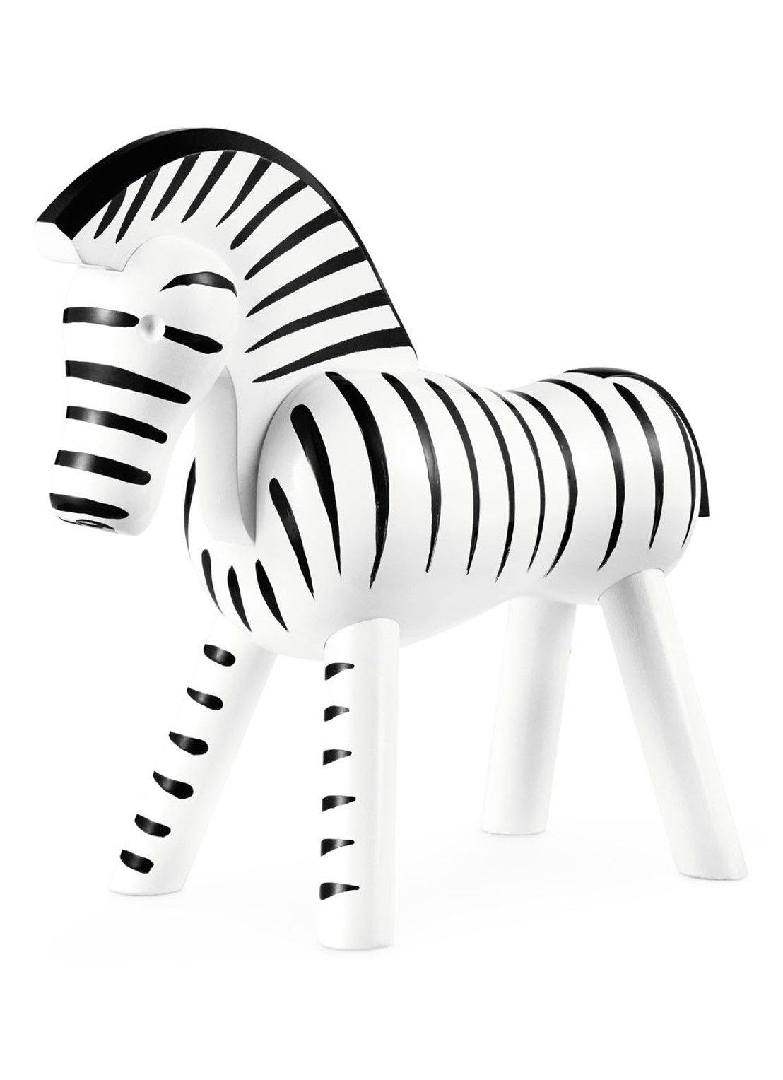Kay Bojesen Zebra ornament 14 cm - voorkant wit