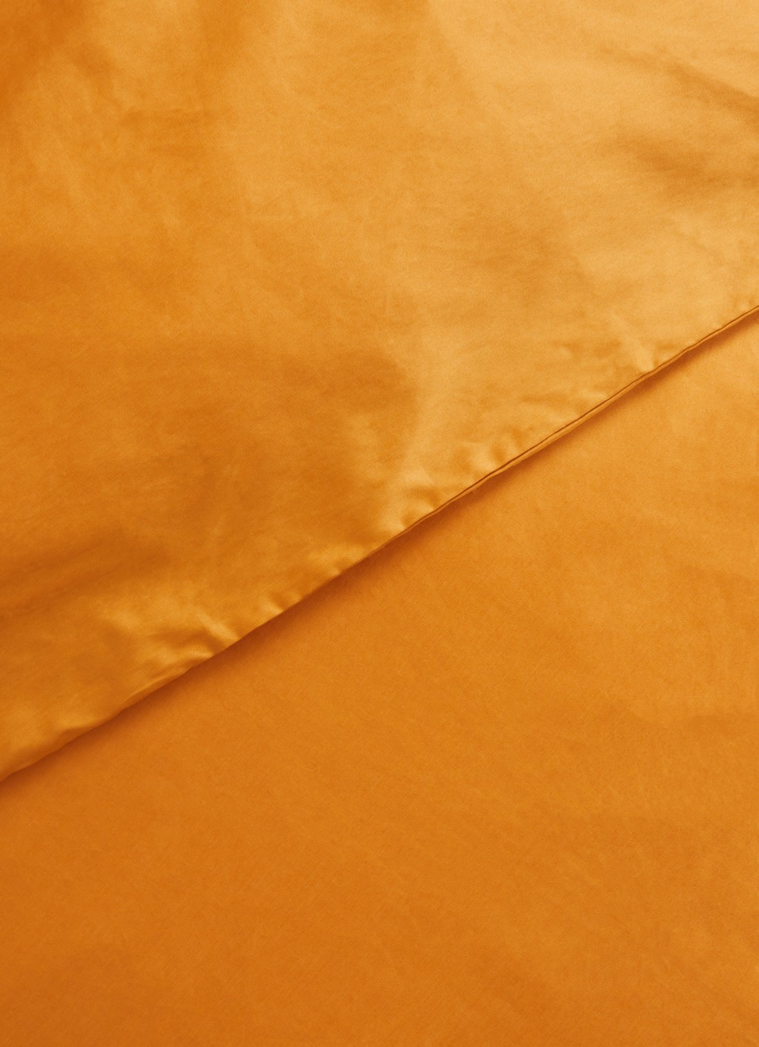 Kayori Giza dekbedovertrek van Egyptisch  katoen 300TC - inclusief kussenslopen - detail 3 donkeroranje