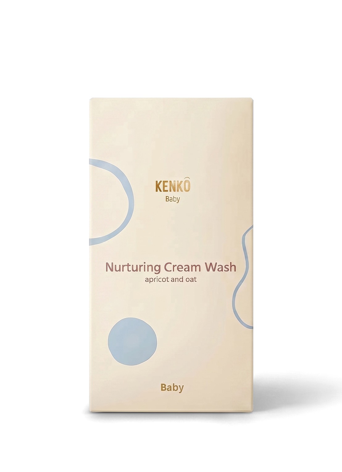 Kenkô Apricot and Oat Nurturing cream wash - baby douchegel - voorkant undefined