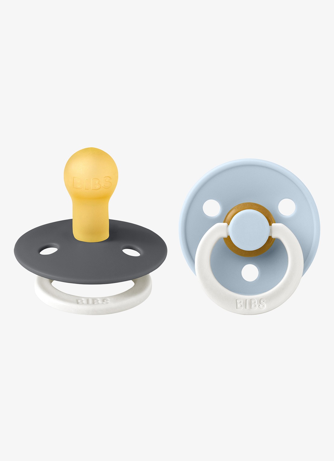 Kenkô Colour fopspeen in 2-pack - voorkant 6 blauw