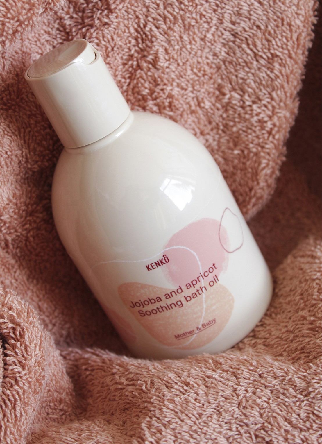 Kenkô Mother & Baby Soothing Bath Oil - badolie - voorkant 2 undefined