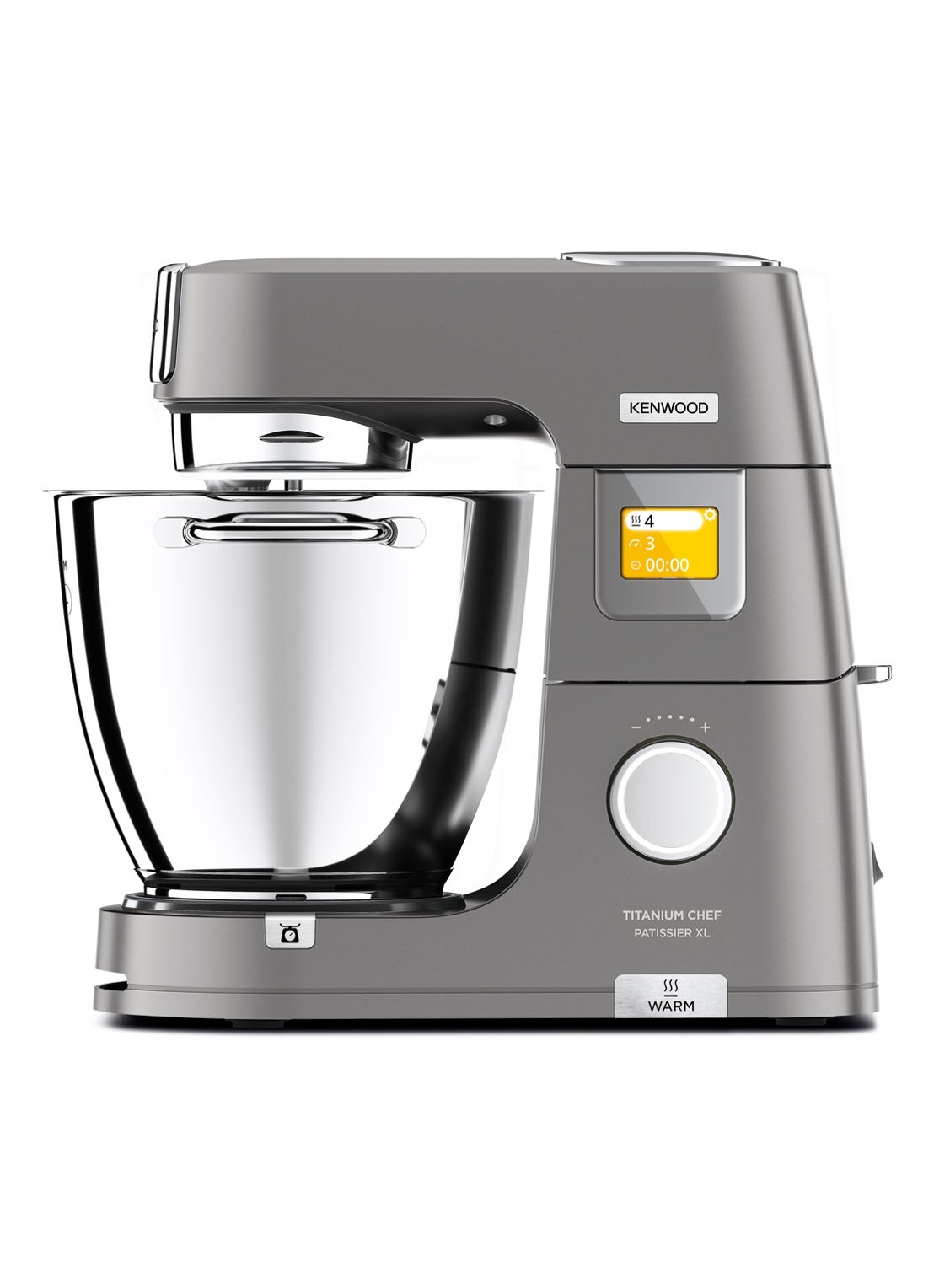 Kenwood Chef Titanium Patissier keukenmachine KWL90.0004SI  - voorkant zilver