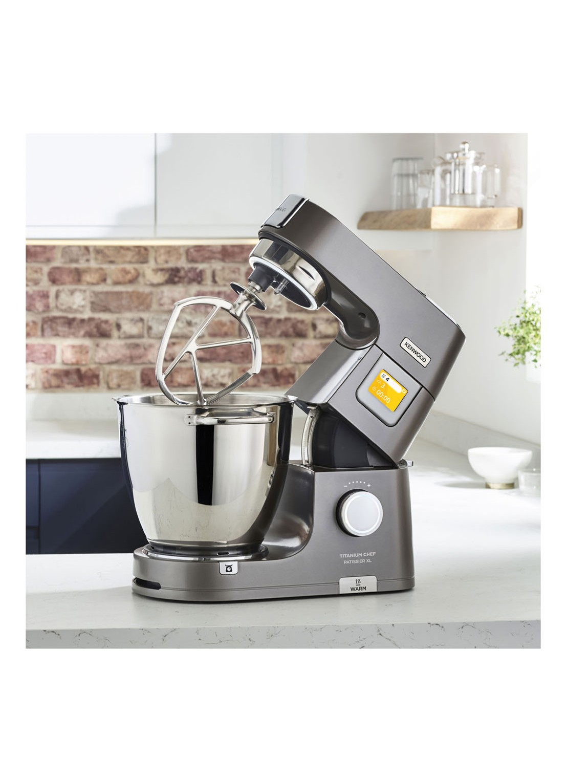 Kenwood Chef Titanium Patissier keukenmachine KWL90.0004SI  - voorkant 2 zilver