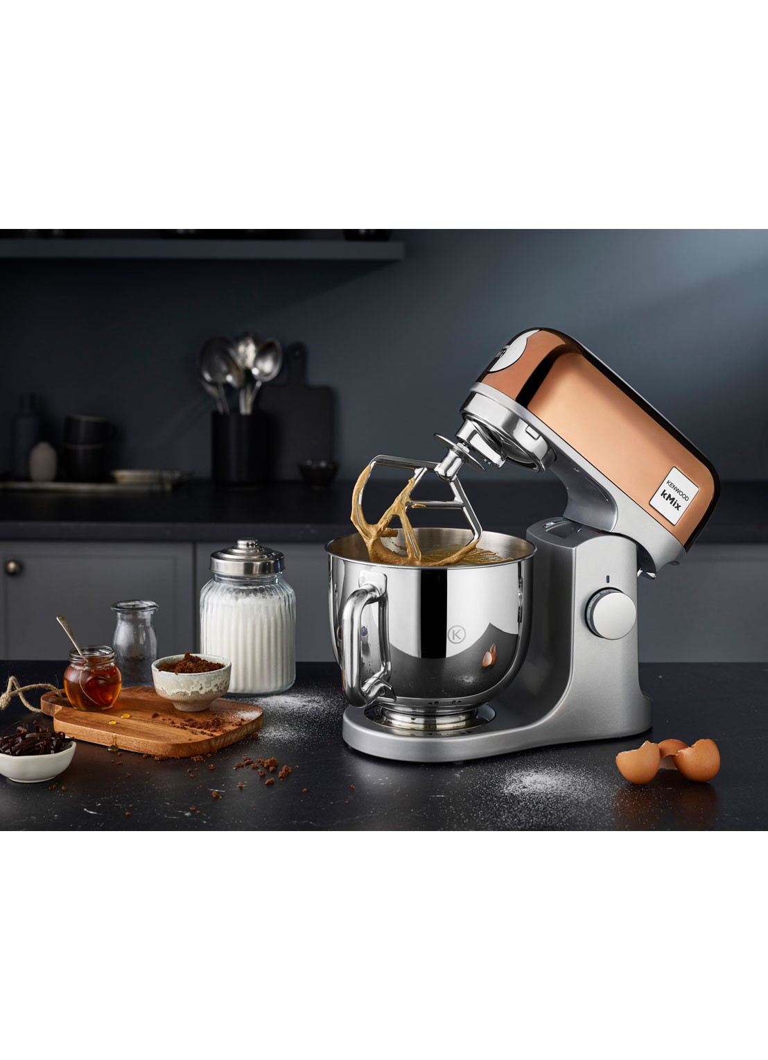 Kenwood kMix keukenmachine 5 liter KMX760GD - voorkant 4 roségoud