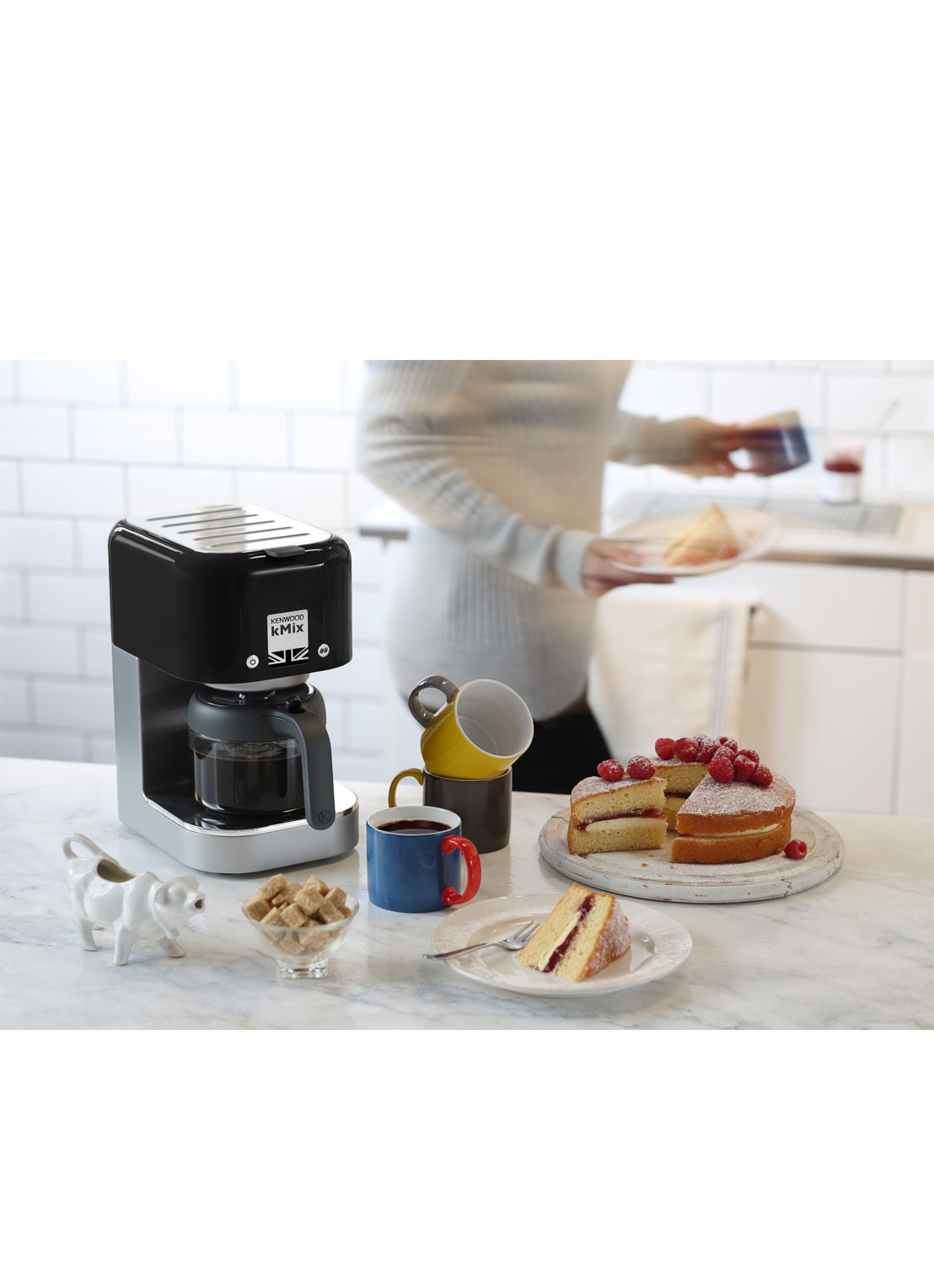 Kenwood Koffiezetapparaat 0,75 liter kMix COX750BK - voorkant 2 zwart