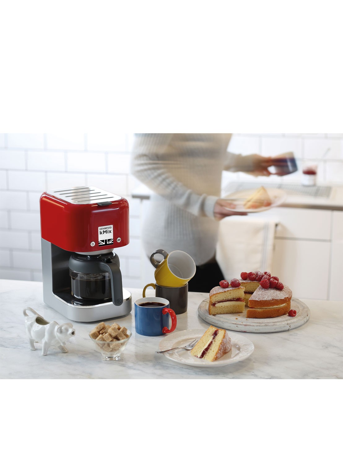 Kenwood Koffiezetapparaat kMix COX750RD - voorkant 3 steenrood