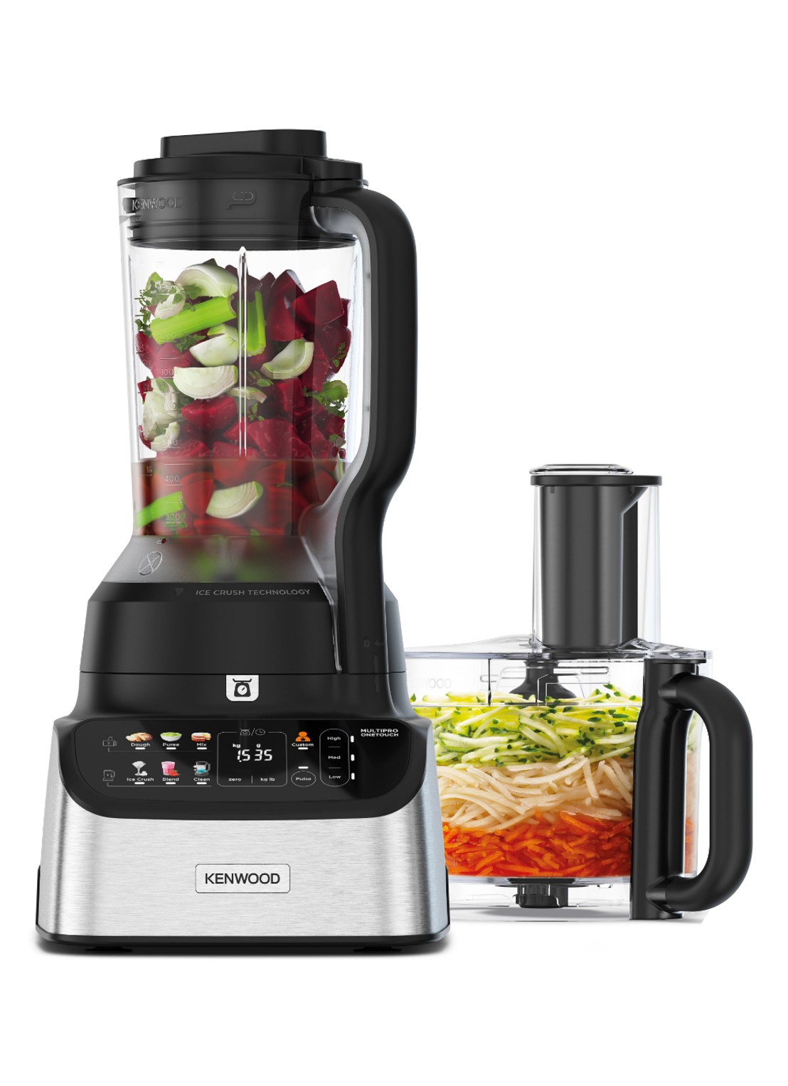 Kenwood MultiPro OneTouch - FDM73.850SS - voorkant zilver