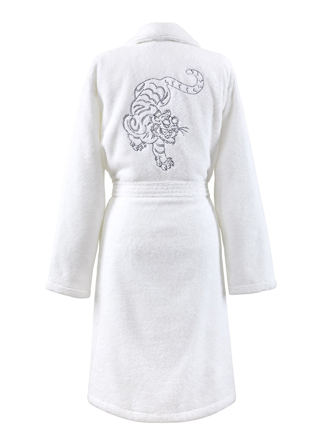 KENZO Astral badjas met logo- en backprint - achterkant 5 wit