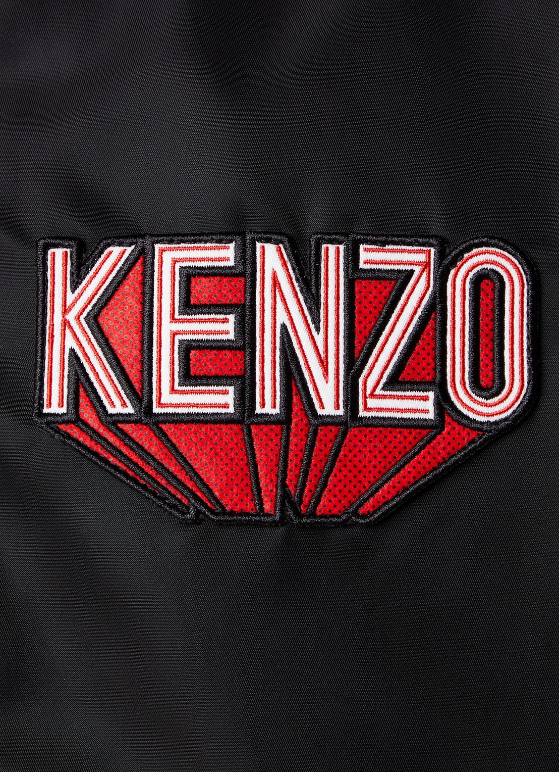 KENZO Bomberjack met logo- en backprint - detail 4 zwart