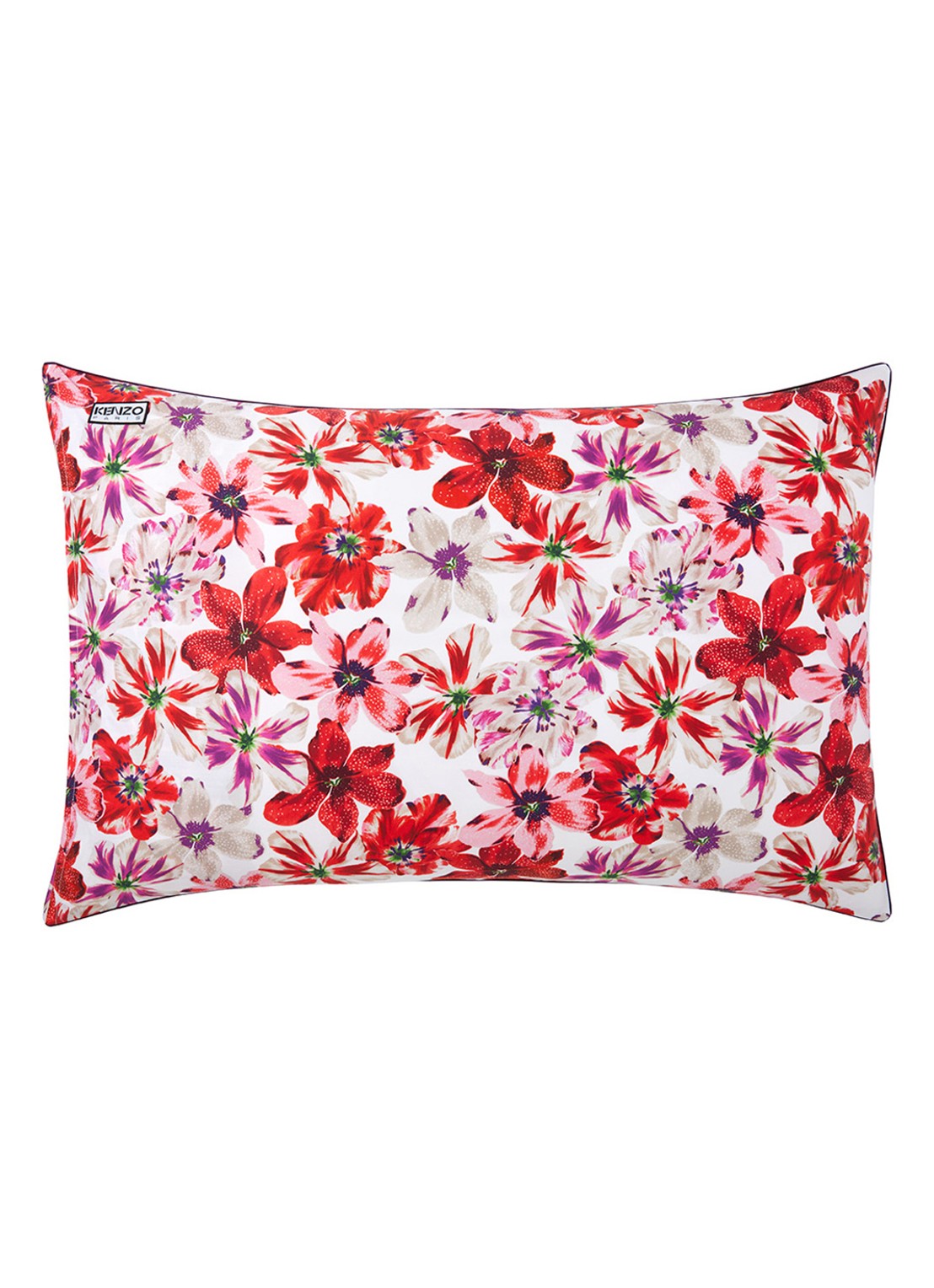 KENZO Fleur kussensloop - voorkant 4 rood