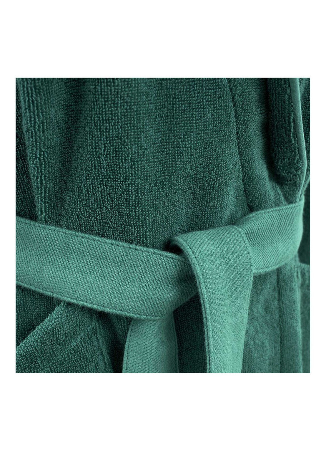 KENZO Iconic badjas van katoen - detail 3 donkergroen