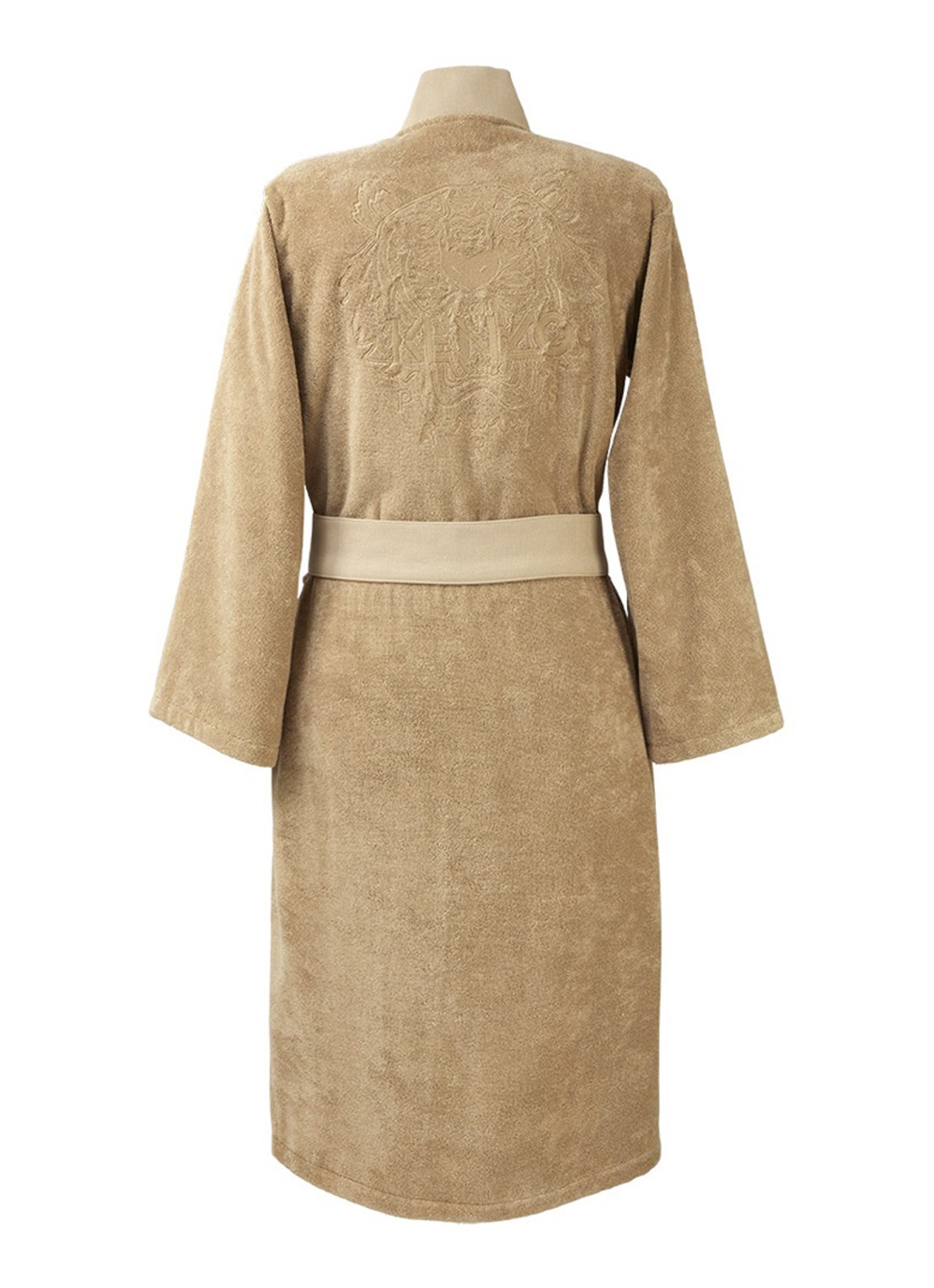 KENZO Iconic badjas van katoen - achterkant 2 beige