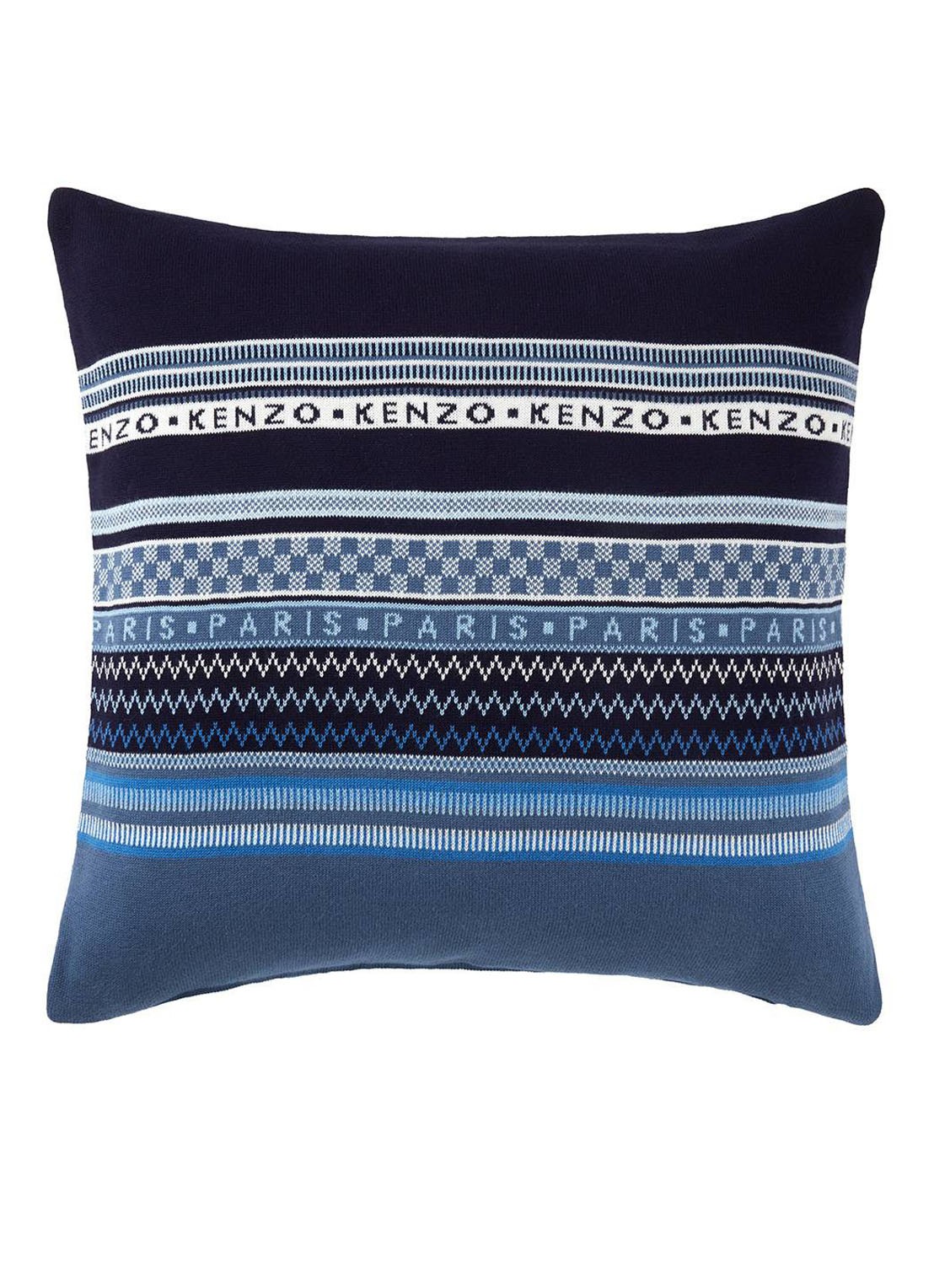 KENZO Jakado sierkussenhoes 45 x 45 cm - achterkant 3 donkerblauw
