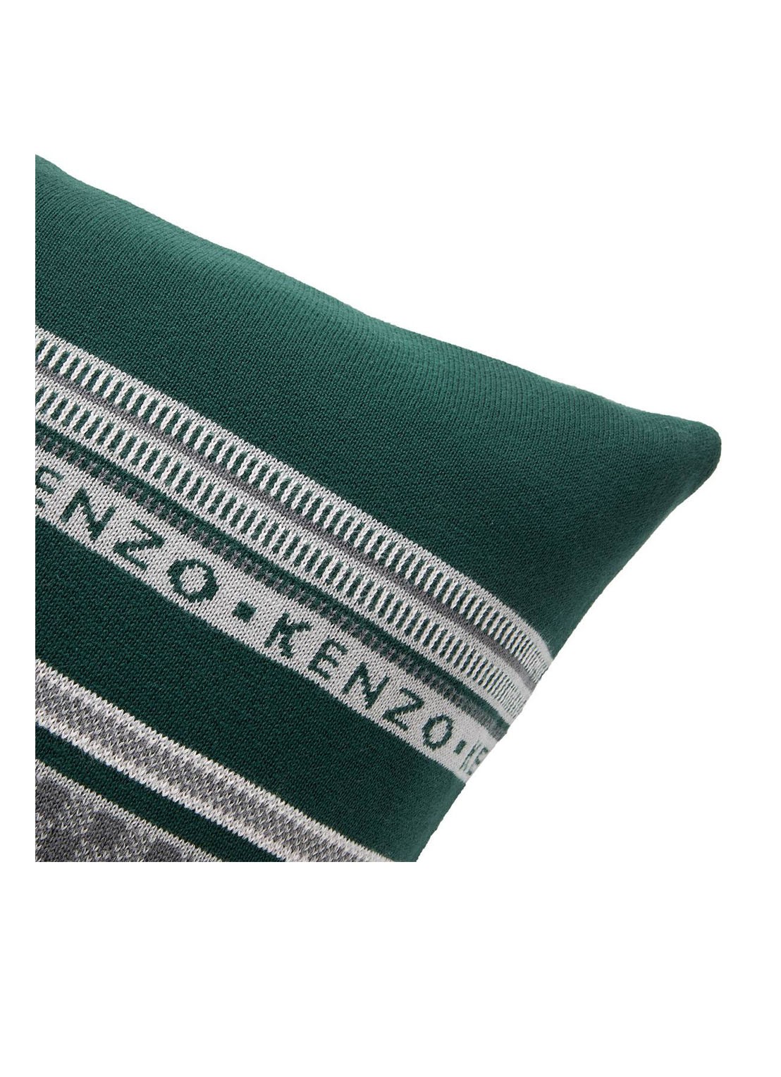 KENZO Jakado sierkussenhoes 45 x 45 cm - detail 3 donkergroen