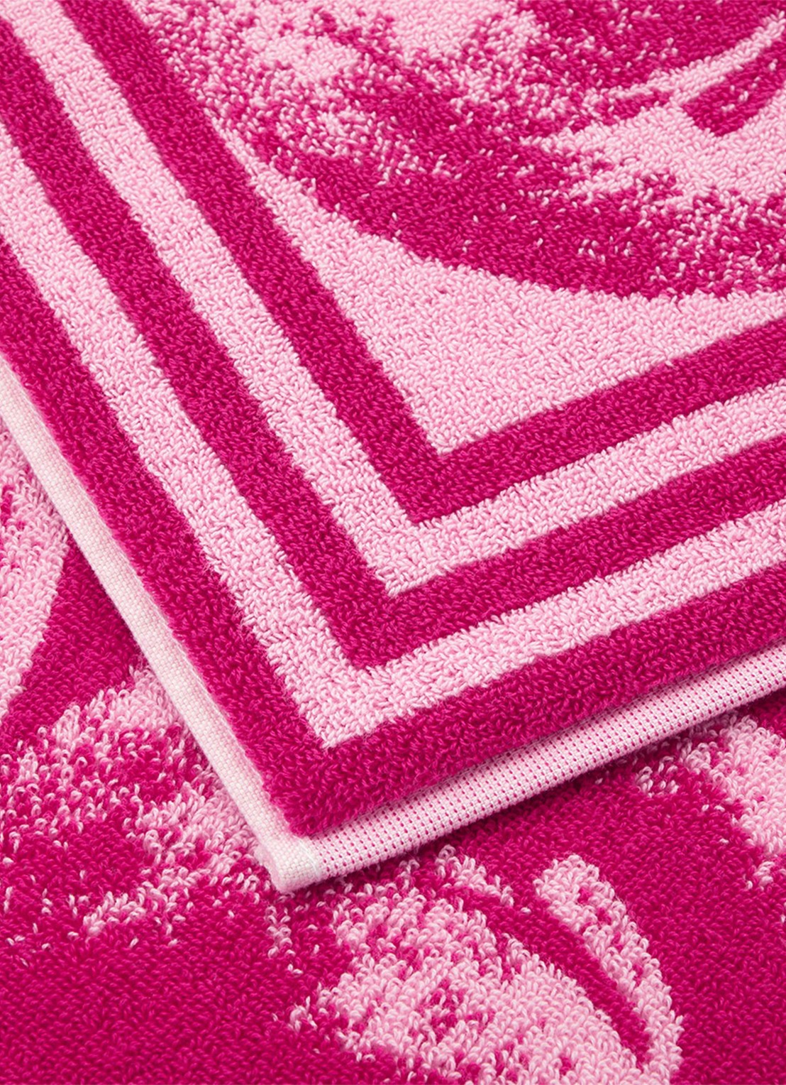 KENZO K Apple strandlaken - 500 gr/m² - 90 x 160 cm - achterkant 3 roze