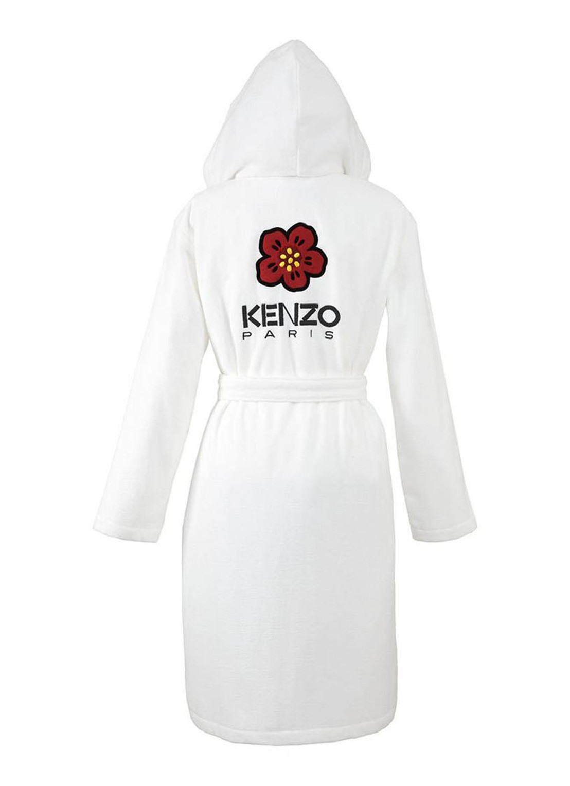 KENZO K Boke badjas van  katoen - unisex - achterkant 9 wit