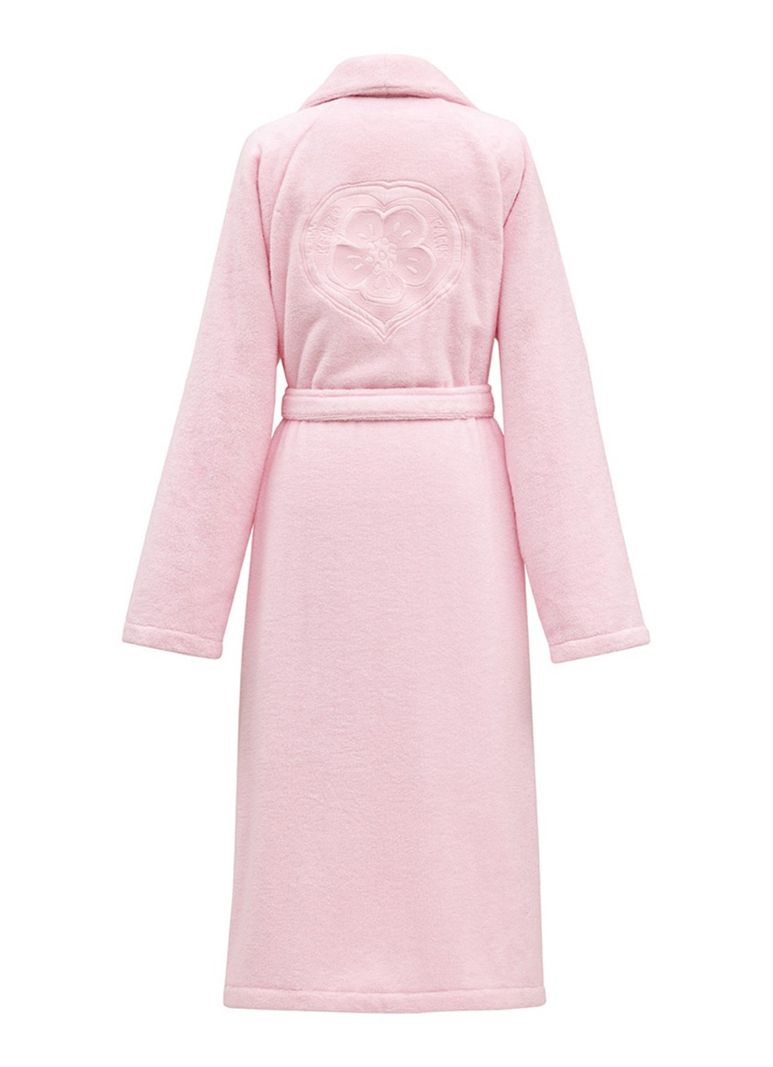 KENZO K Bokeheart badjas met logoborduring - achterkant 3 rose
