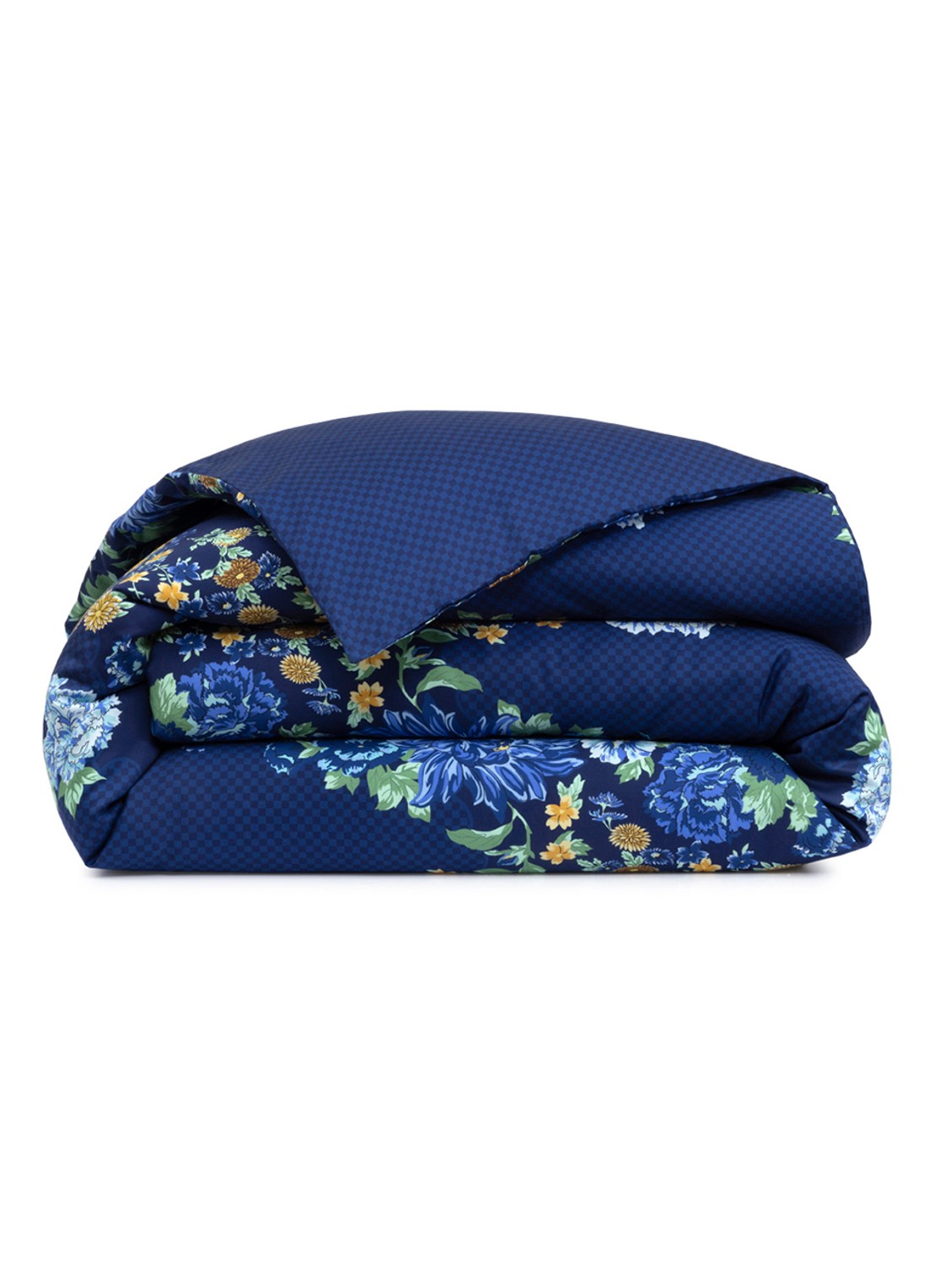 KENZO K Dahlia dekbedovertrek - exclusief kussenslopen - voorkant 2 blauw