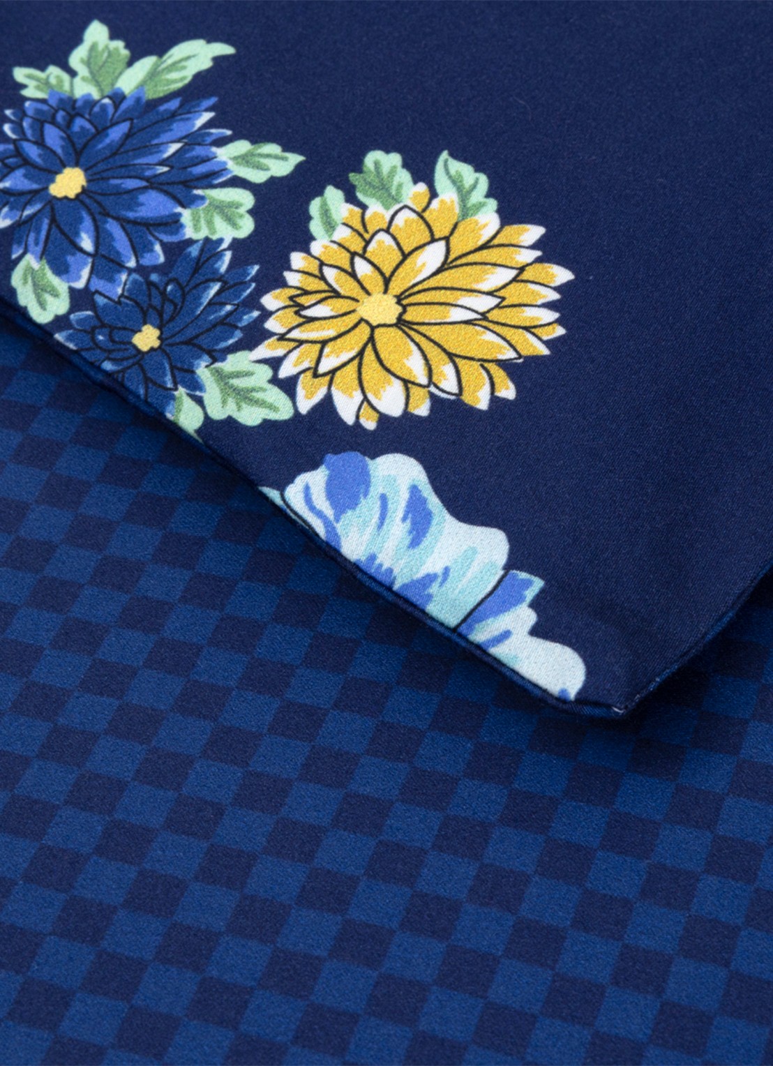 KENZO K Dahlia dekbedovertrek - exclusief kussenslopen - voorkant 3 blauw