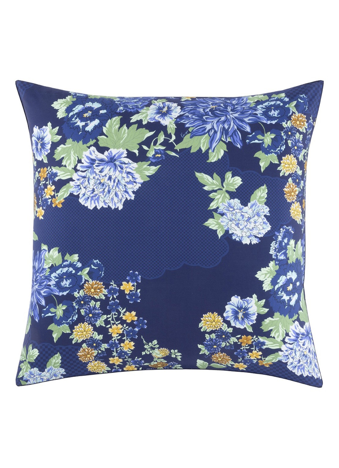 KENZO K Dahlia kussensloop - voorkant blauw