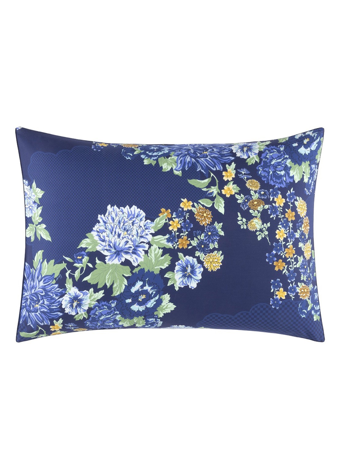 KENZO K Dahlia kussensloop - voorkant 2 blauw