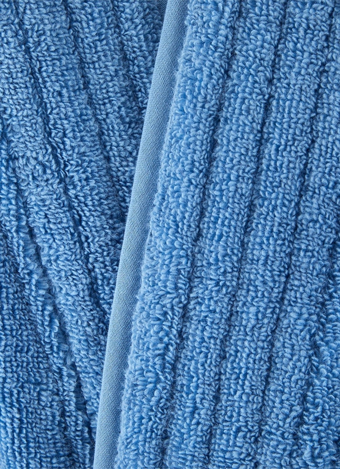 KENZO K Elephant badjas met borduring - detail blauw