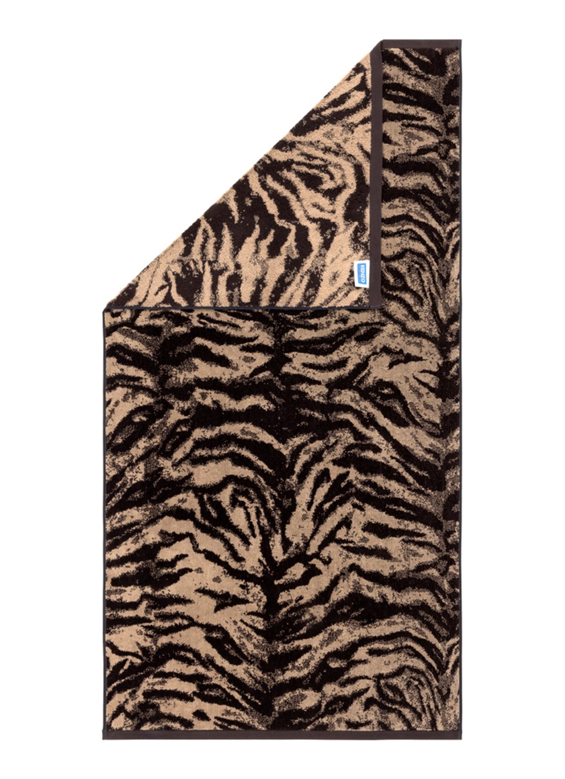 KENZO K Fauve badhanddoek - 70 x 140 cm - achterkant beige