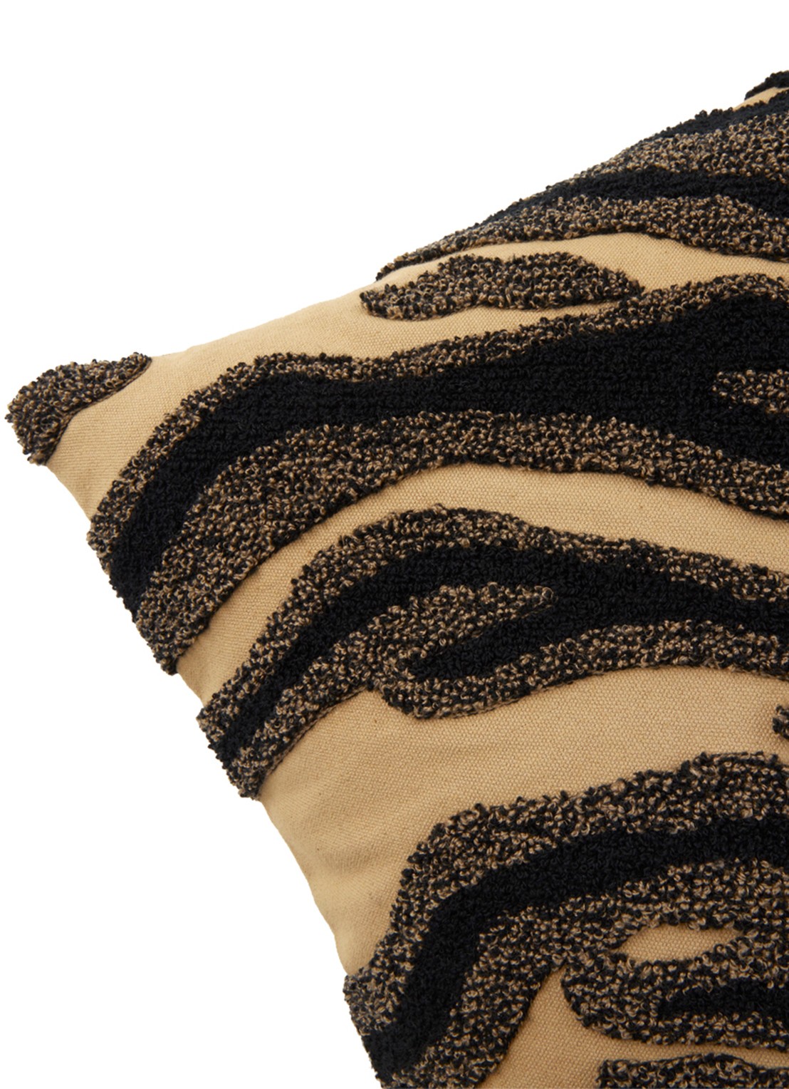 KENZO K Fauve sierkussenhoes 45 x 45 cm - voorkant 2 beige