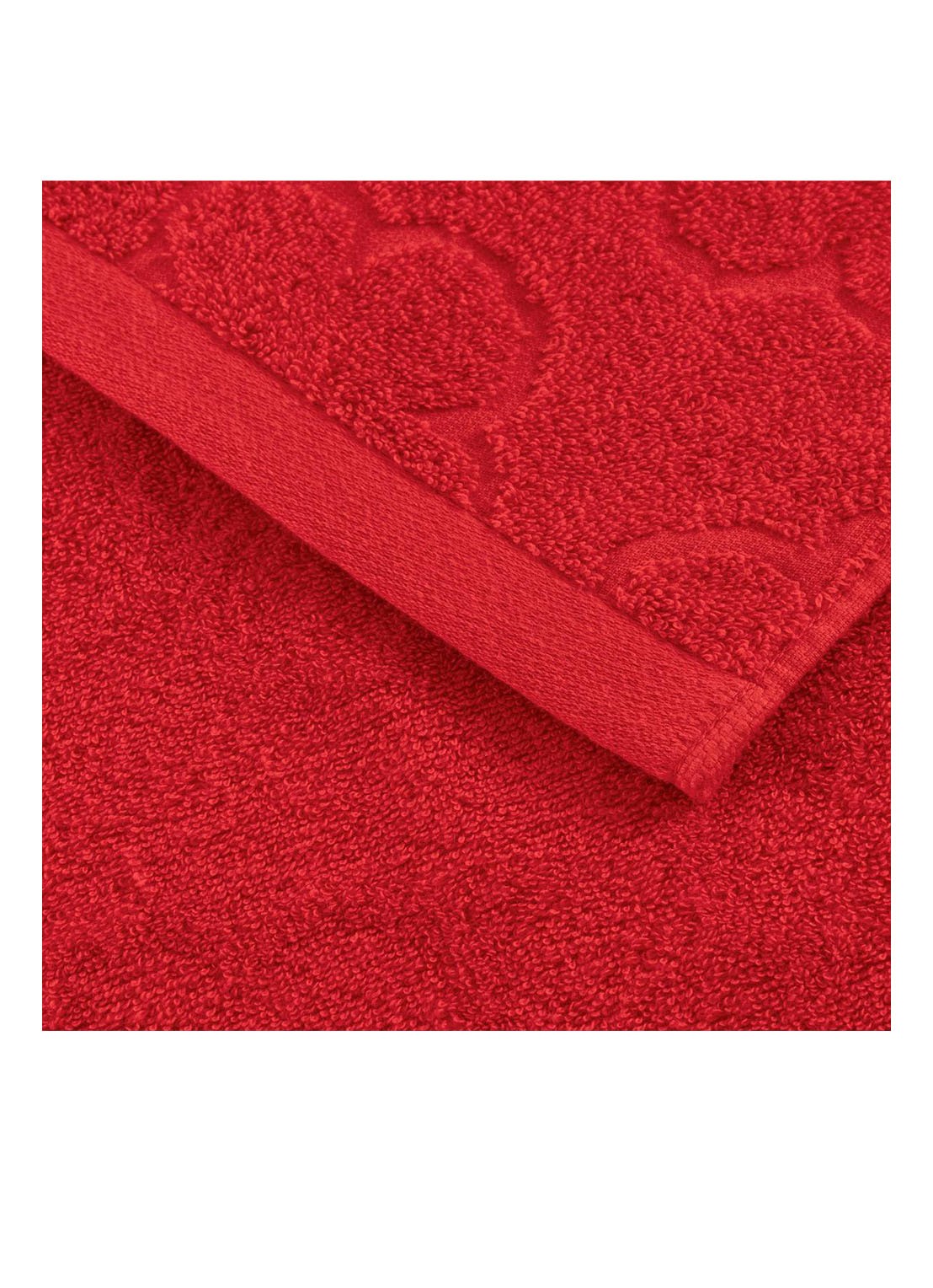 KENZO K Hanadot badlaken 90 x 150 cm - achterkant 3 koraalrood
