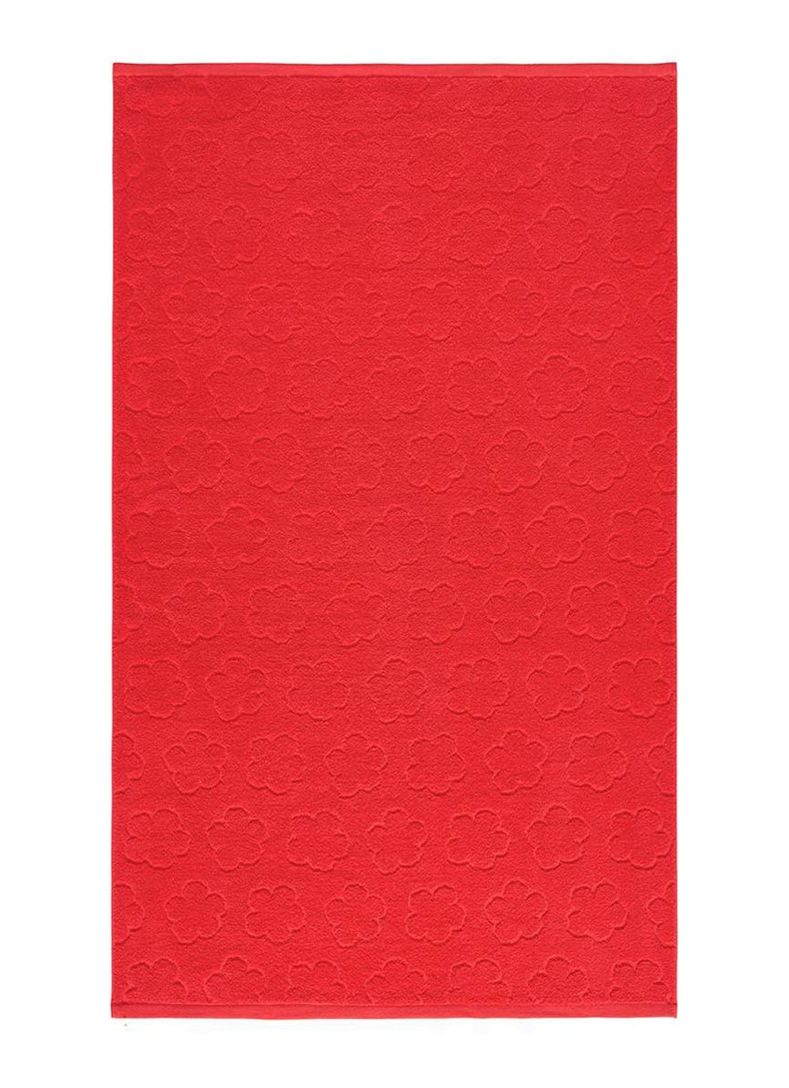 KENZO K Hanadot badlaken 90 x 150 cm - voorkant koraalrood