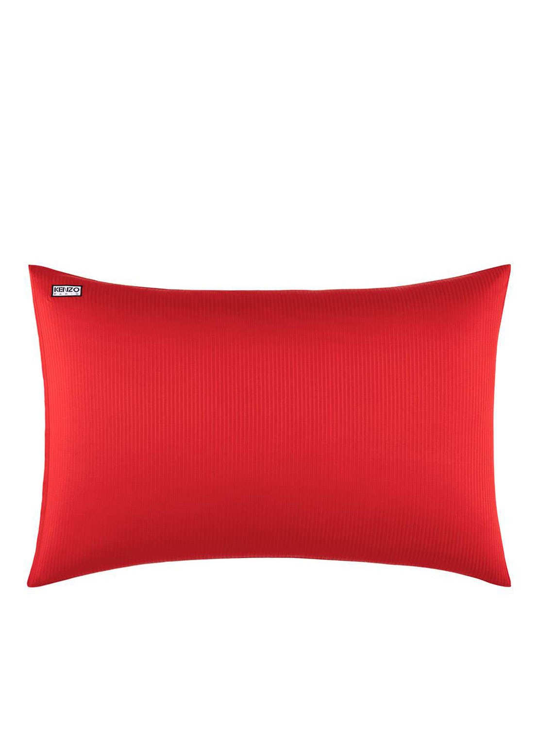 KENZO K Hanadot sierkussen van satijn - voorkant 5 koraalrood