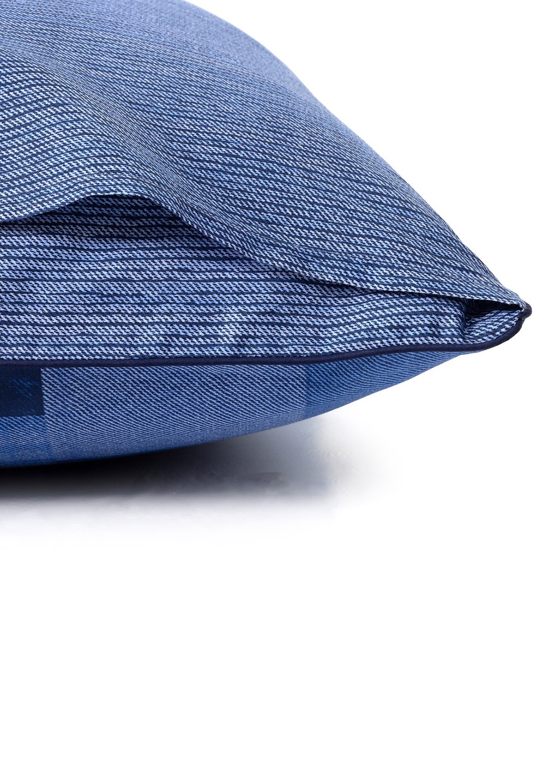 KENZO K Indigo kussensloop 120TC - detail blauw