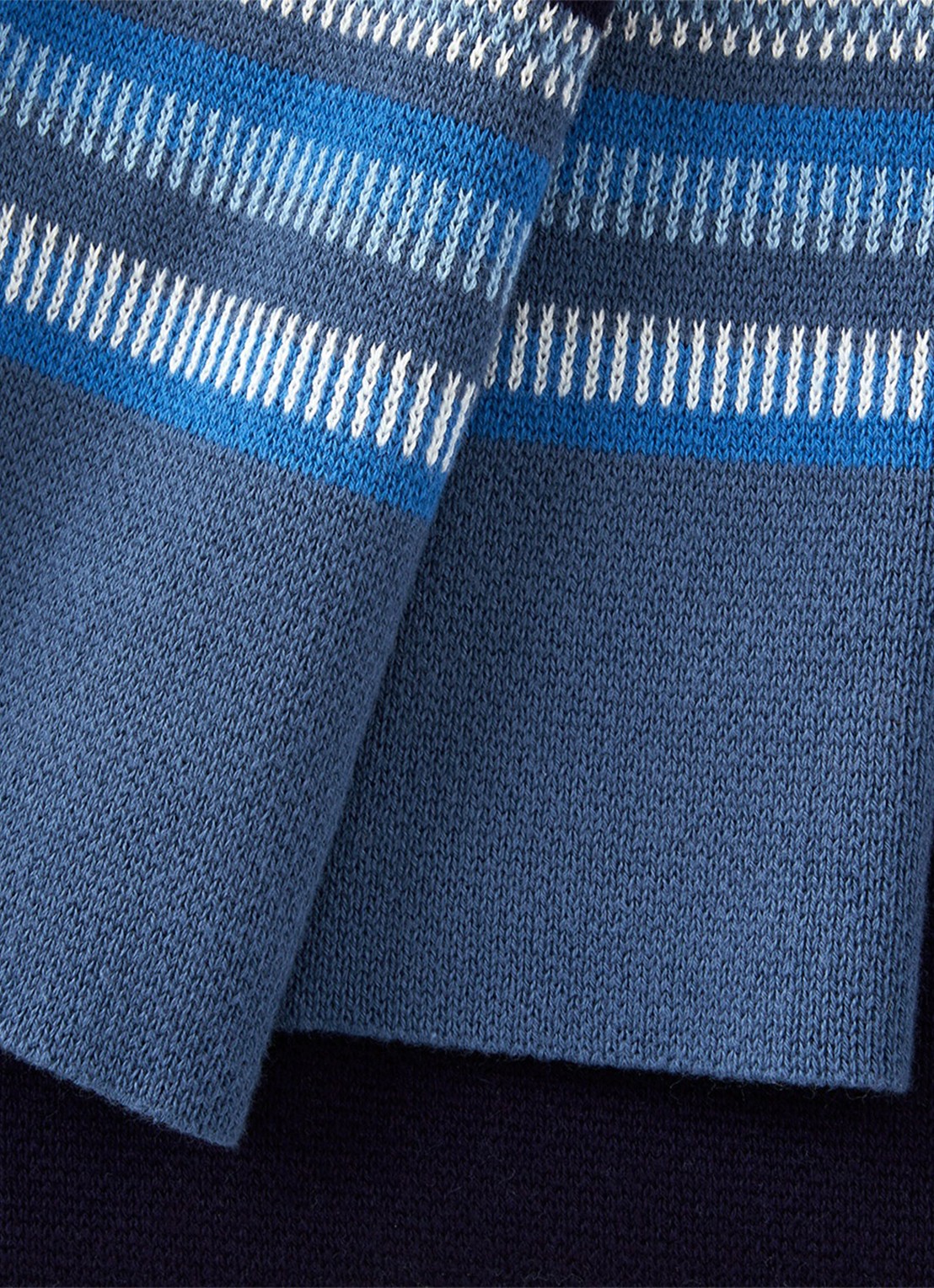 KENZO K Jakado plaid 130 x 170 cm - detail 3 donkerblauw