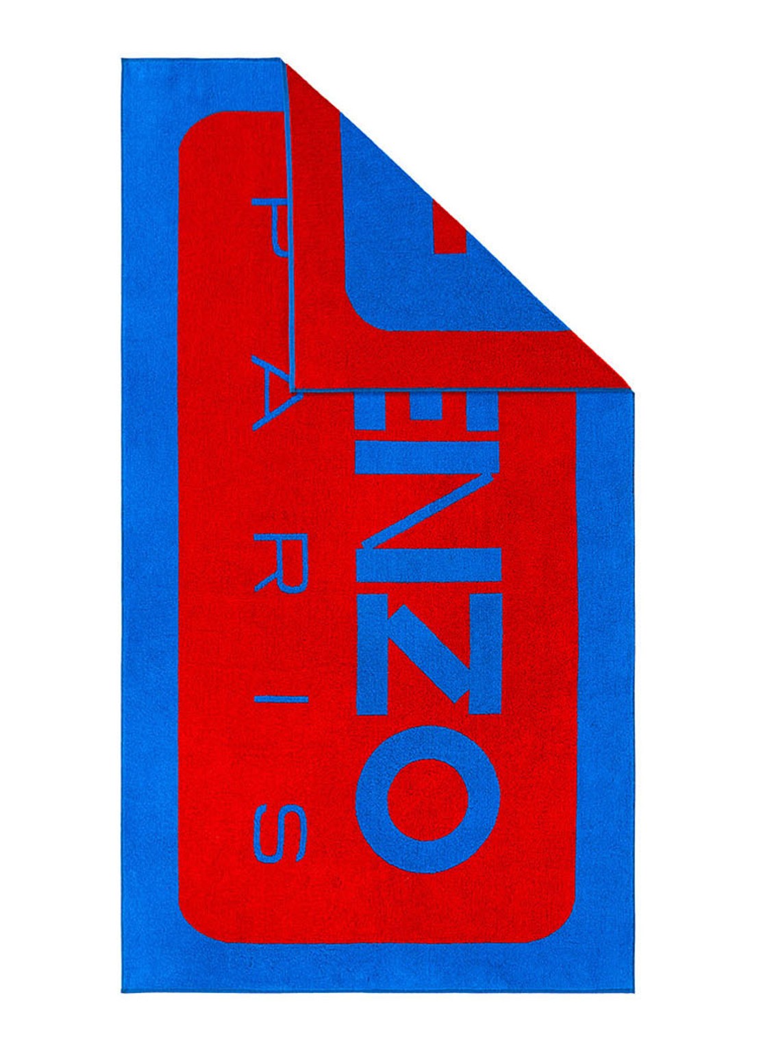 KENZO K Label strandlaken - 500gr/m2 - 90 x 160 cm  - detail 3 rood