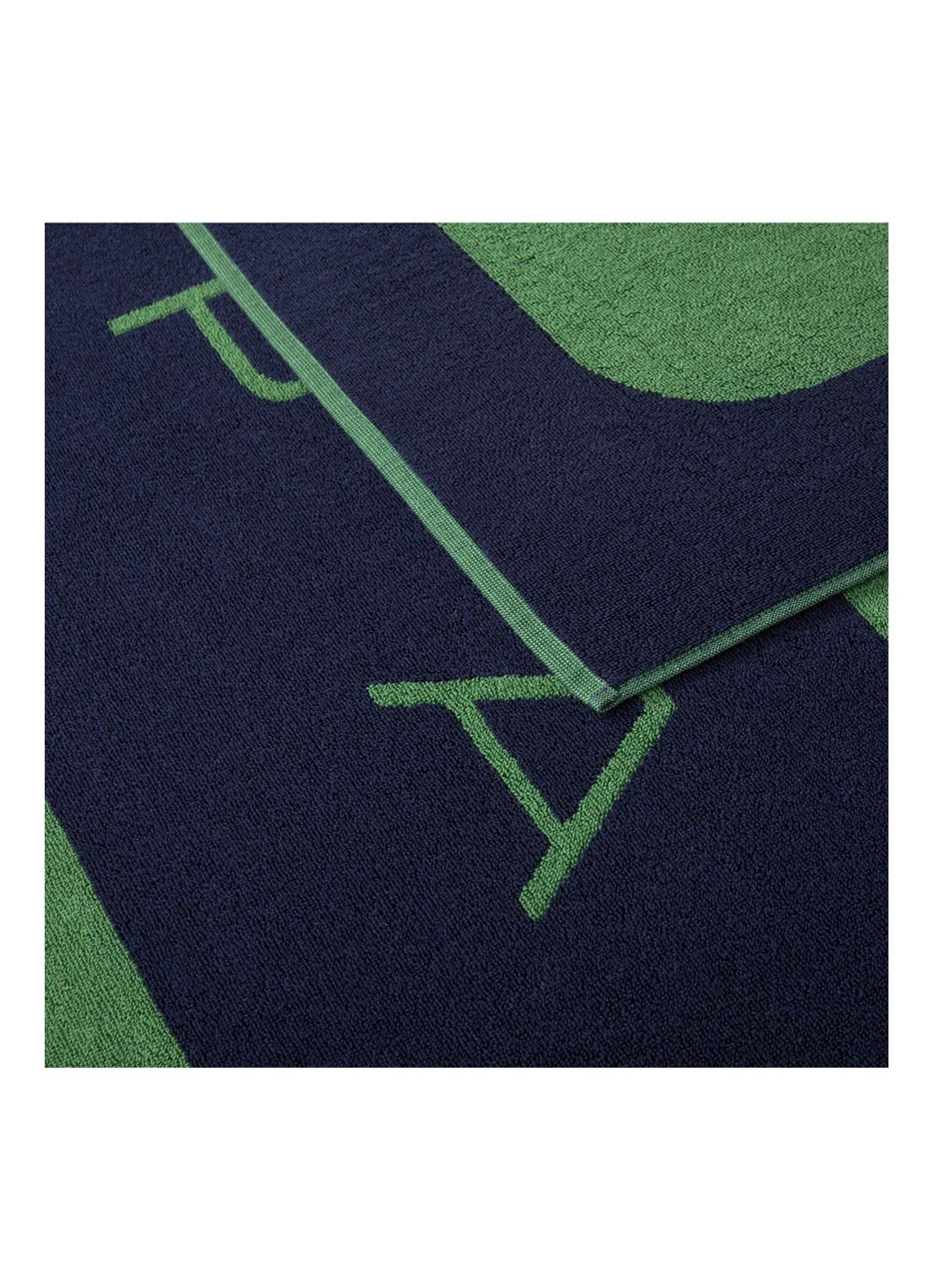 KENZO K Label strandlaken - 500gr/m2 - 90 x 160 cm  - achterkant 5 groen