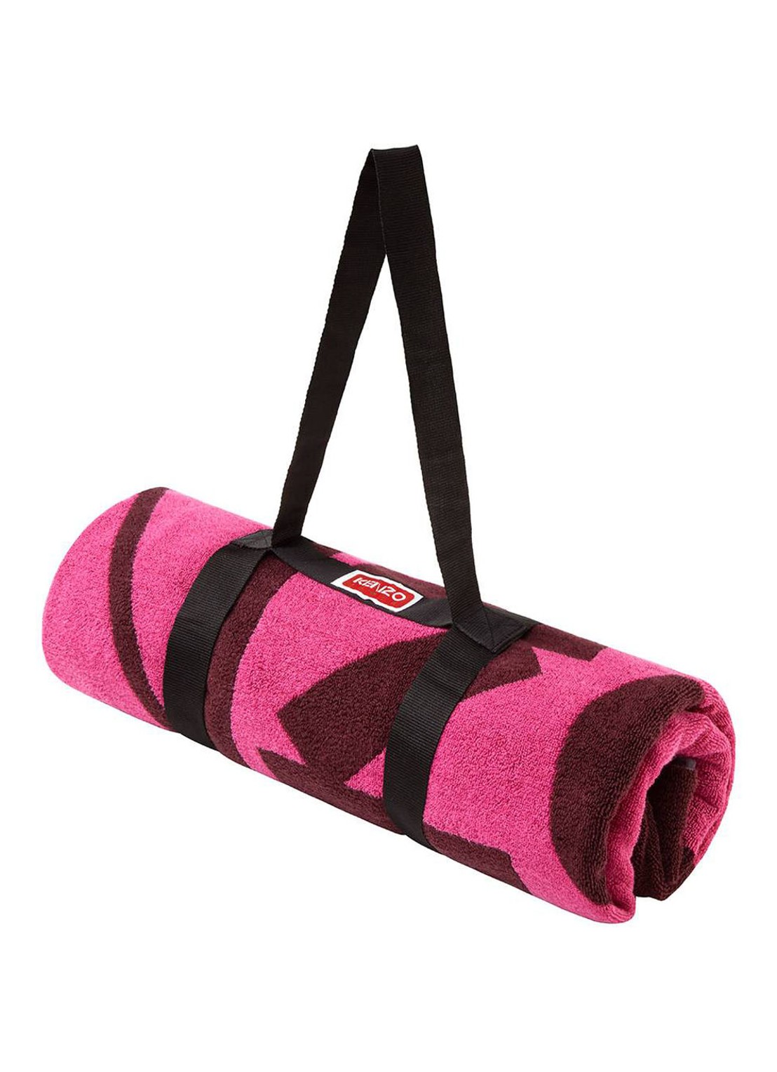 KENZO K Label strandlaken - 500gr/m2 - 90 x 160 cm  - detail 3 roze