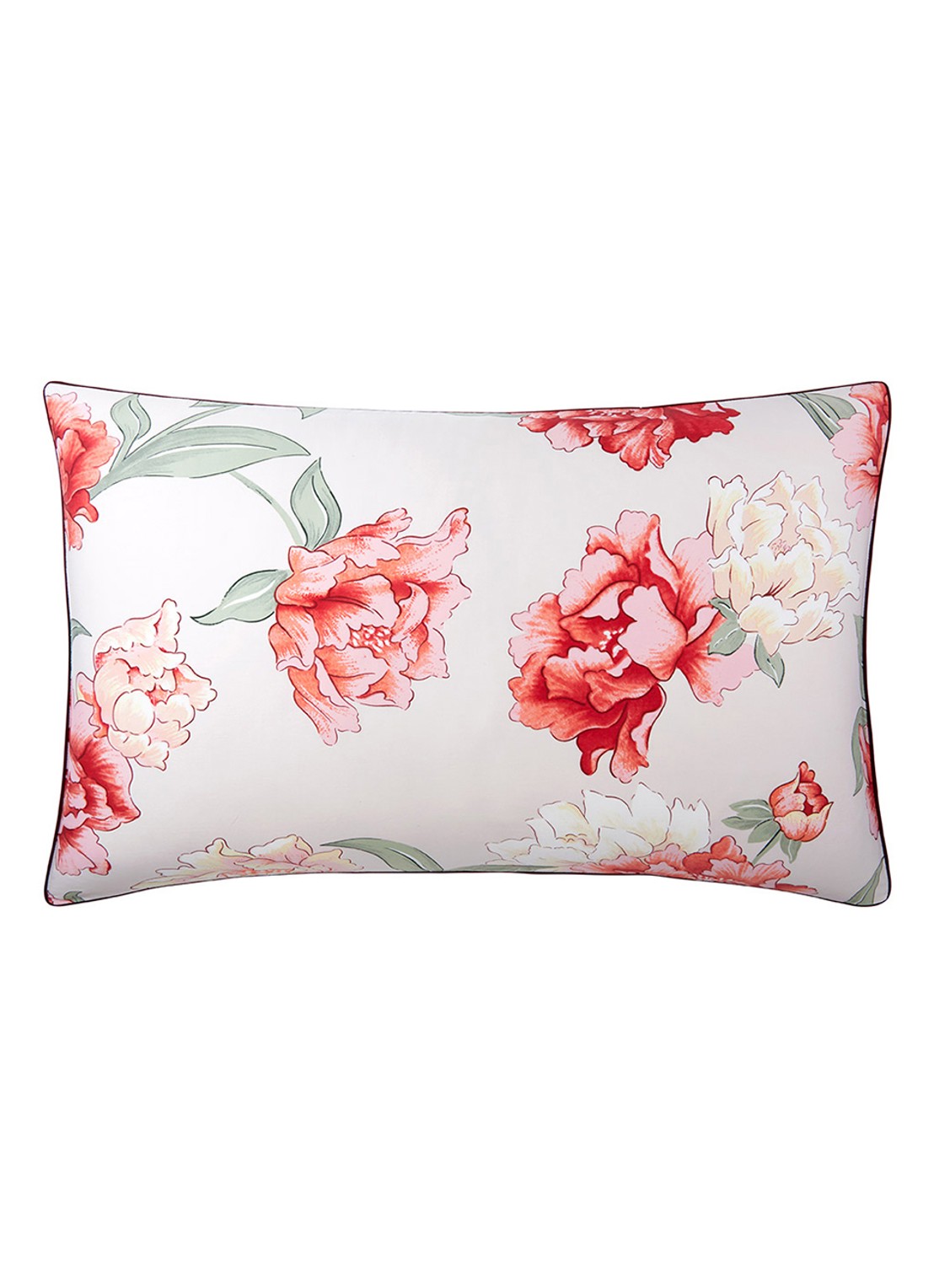 KENZO K Peony kussensloop - voorkant 4 rood