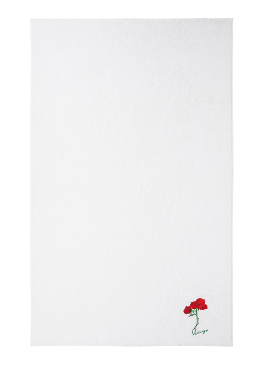 KENZO K Roses badlaken - 90 x 160 cm - voorkant wit