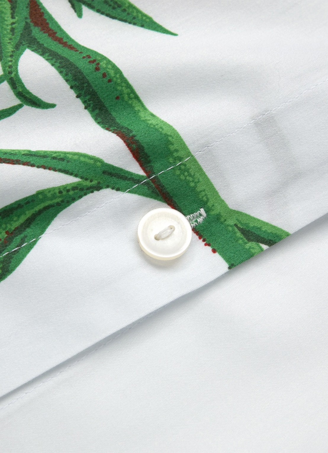 KENZO K Roses dekbedovertrek - exclusief kussenslopen - detail 4 wit
