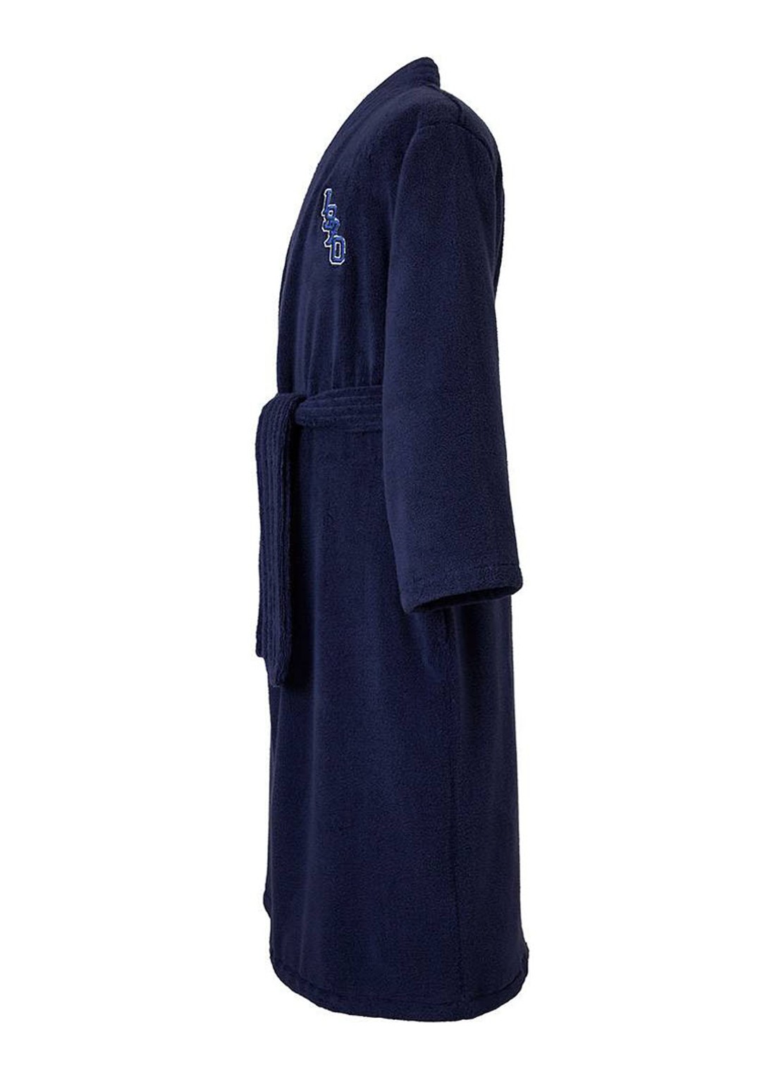 KENZO K Vtiger badjas van  katoen met logoprint - voorkant 2 royalblauw