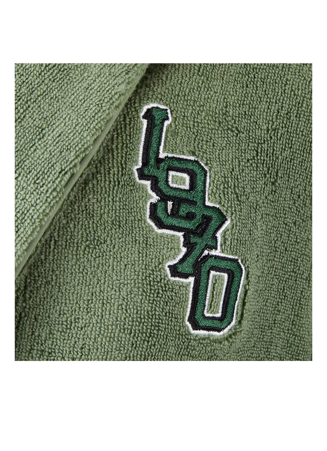 KENZO K Vtiger badjas van  katoen met logoprint - achterkant 2 lindegroen