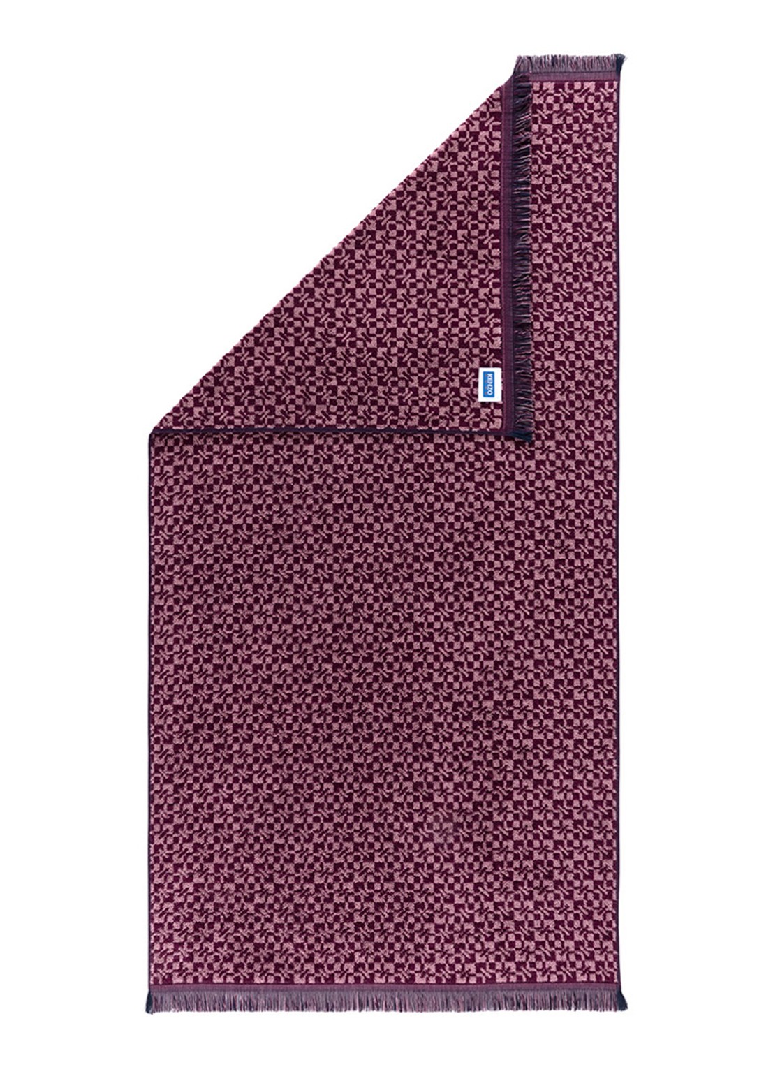 KENZO Kenzoka badhanddoek 90 x 150 cm - detail 3 aubergine
