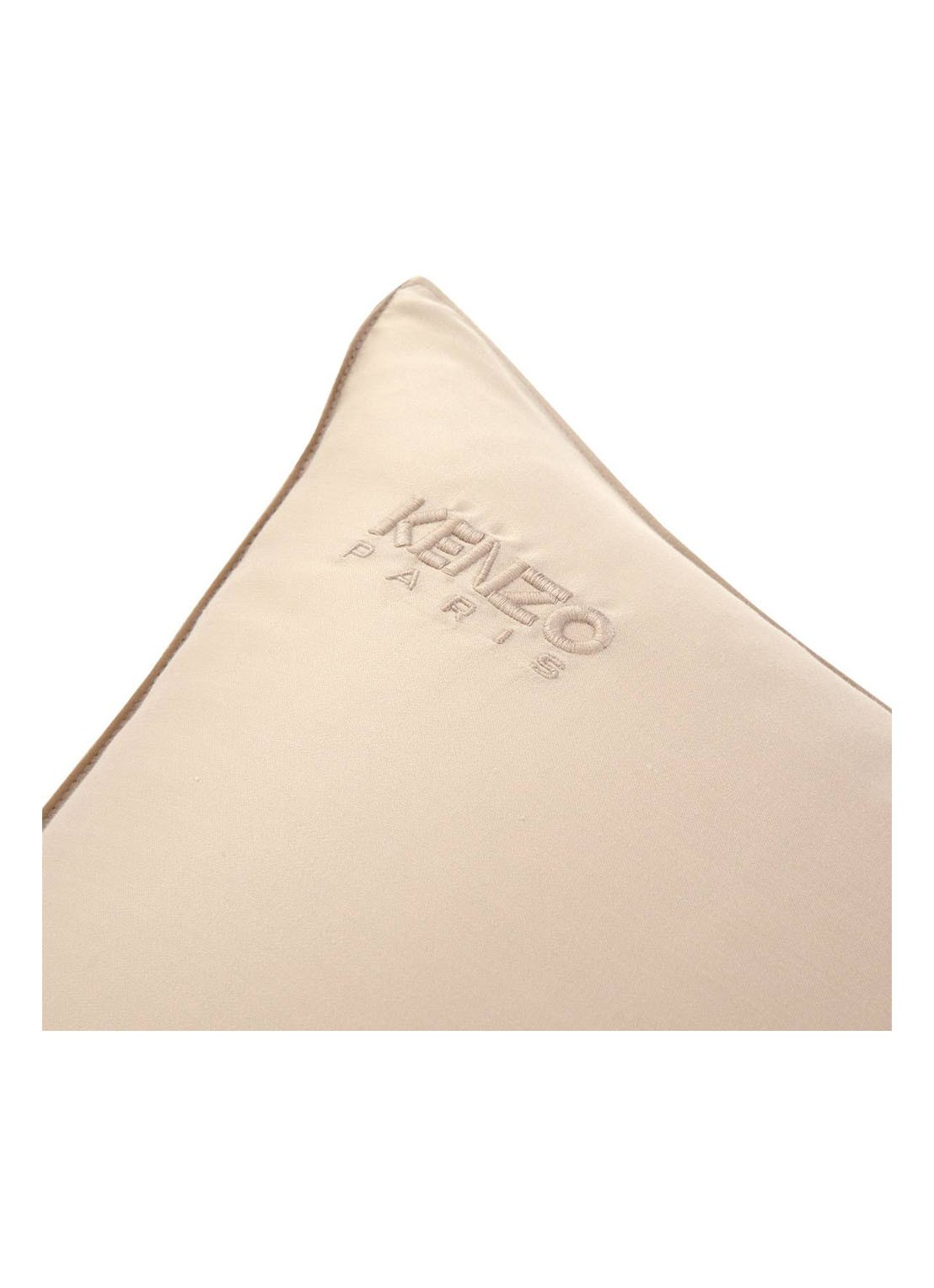 KENZO KZ Iconic kussensloop van lyocell 300TC - voorkant 3 roze