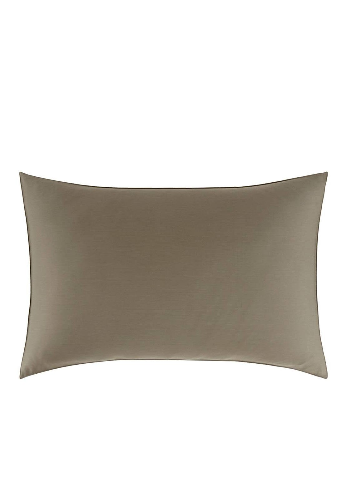 KENZO KZ Iconic kussensloop van lyocell 300TC - voorkant khaki