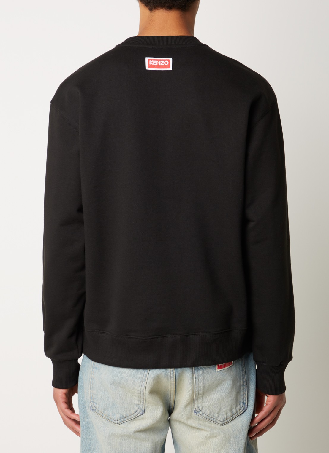 KENZO Sweater met front- en backprint - achterkant zwart
